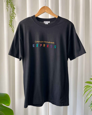 90s Express Rainbow Logo T-Shirt | M