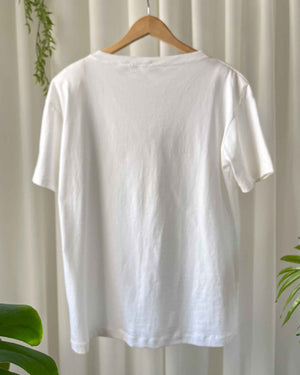 90s Express Metallic Gold Logo T-Shirt | L