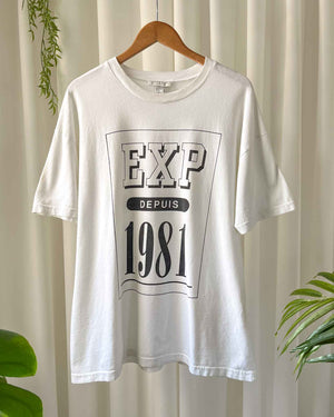 90s Express Logo T-Shirt | L