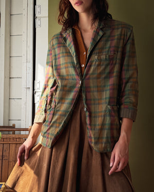 90s Gap Plaid Blazer | M-L