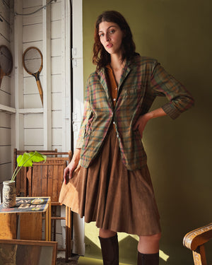 90s Gap Plaid Blazer | M-L