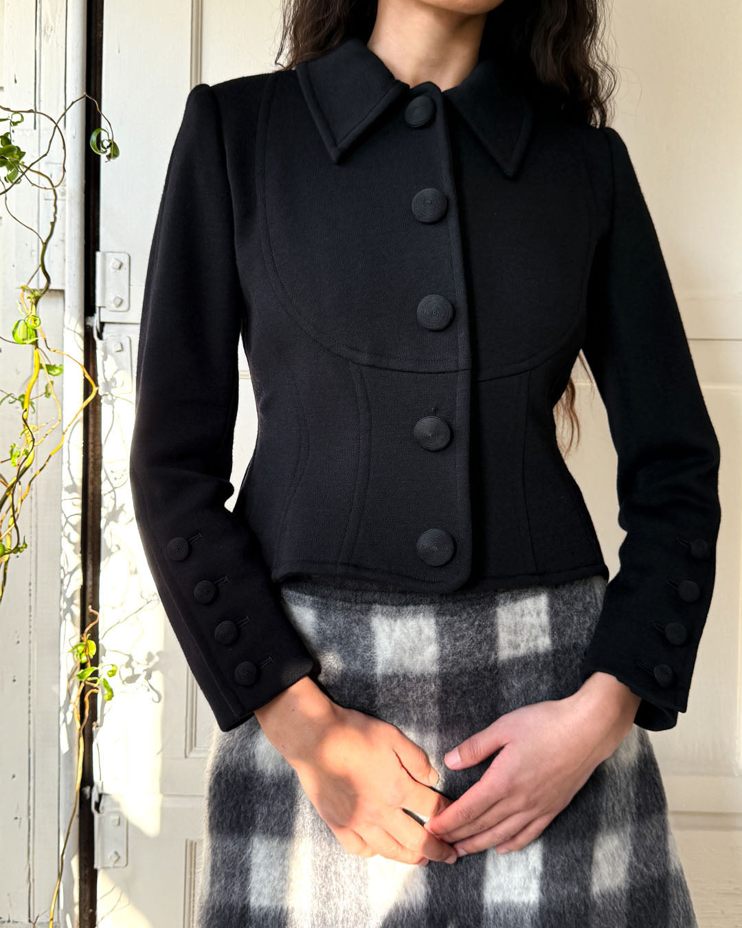 90s Gemma Kahng Wool Jacket | S - Lucky Vintage