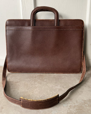 90s Gucci Leather Briefcase