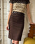 90s Hermes Belted Wool Skirt | S-M