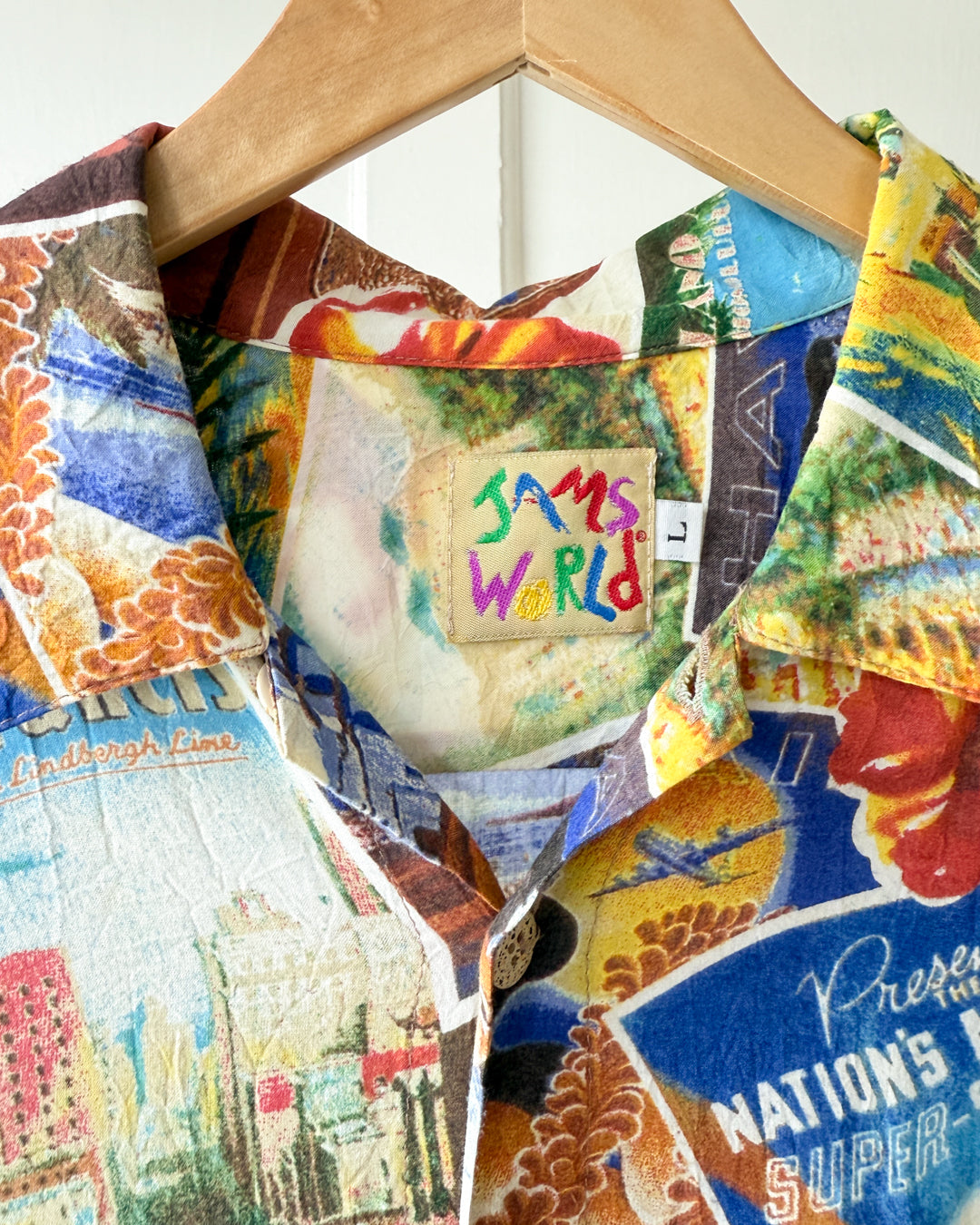 90s Jam's World "Retro Travels" Shirt | L