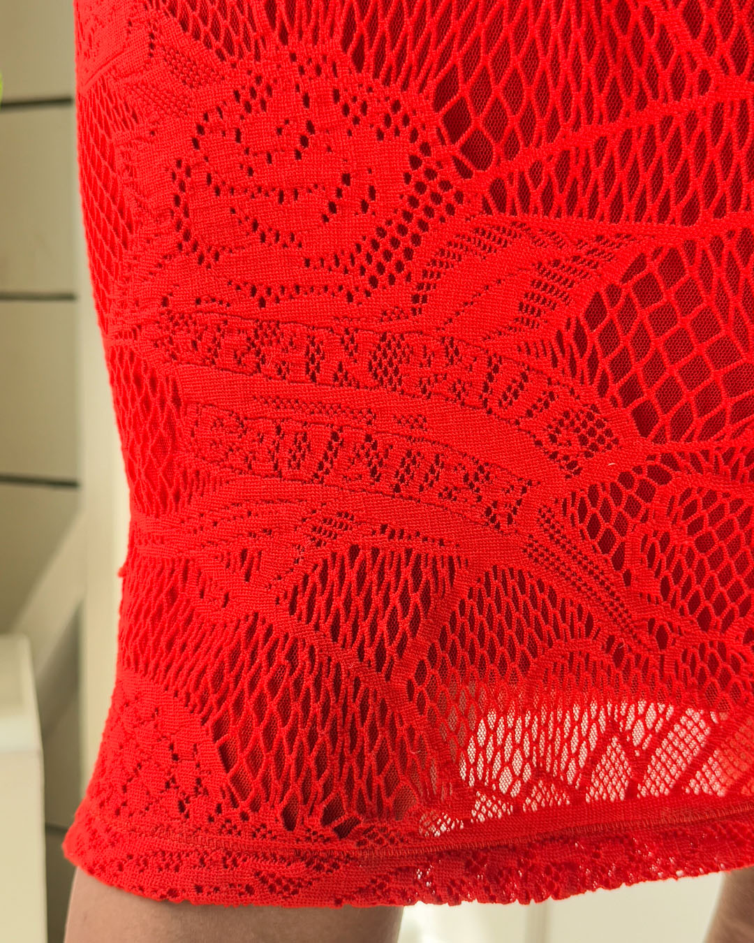 90s Gaultier Logo Mesh Dress | XS