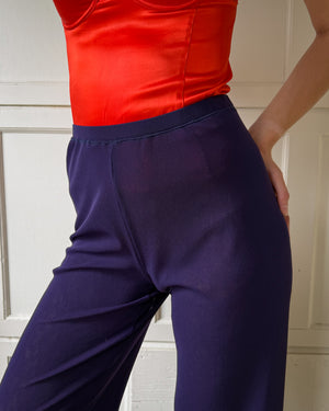 90s Jean Paul Gaultier Sheer Pants | S