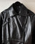 90s Belted Leather Jacket | M-L