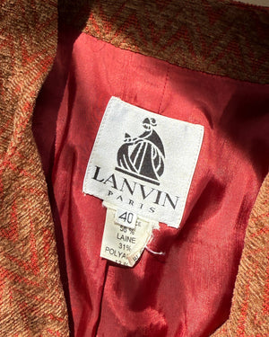 90s Lanvin Wool Jacket | S