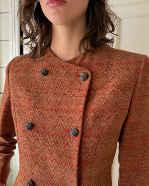 90s Lanvin Wool Jacket | S