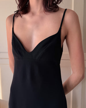 90s Max Mara Open Back Mini Dress | S