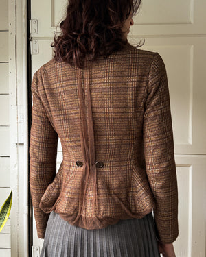 00s Patrizia Pepe Plaid Blazer | M