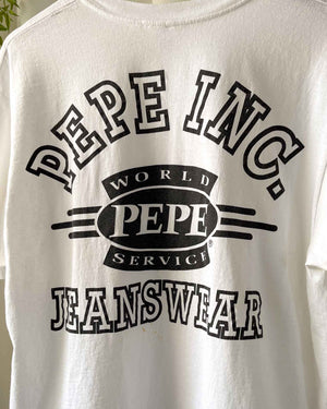 90s Pepe Jeans Logo T-Shirt | L