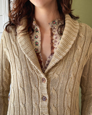 00s Ralph Lauren Linen Cardigan | M