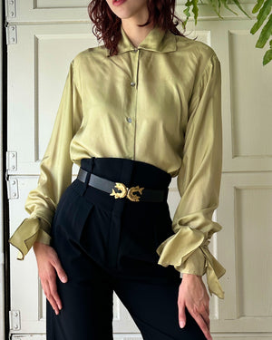 90s Romeo Gigli Silk Top | M