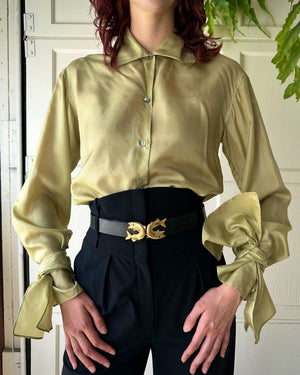 90s Romeo Gigli Silk Top | M