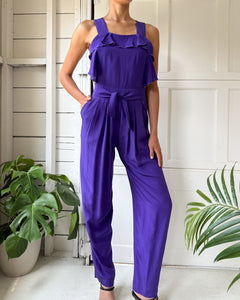 90s Sonia Rykiel Silk Jumpsuit | S - Lucky Vintage