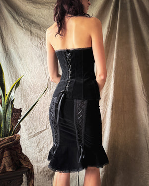 00s Tripp NYC Velvet Set | M