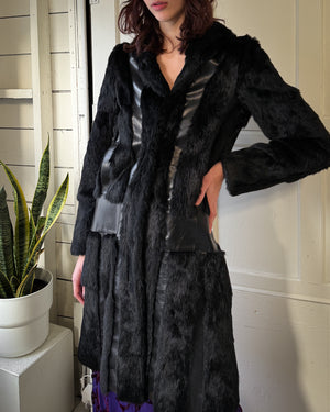 90s Versace Fur Coat | XS-S