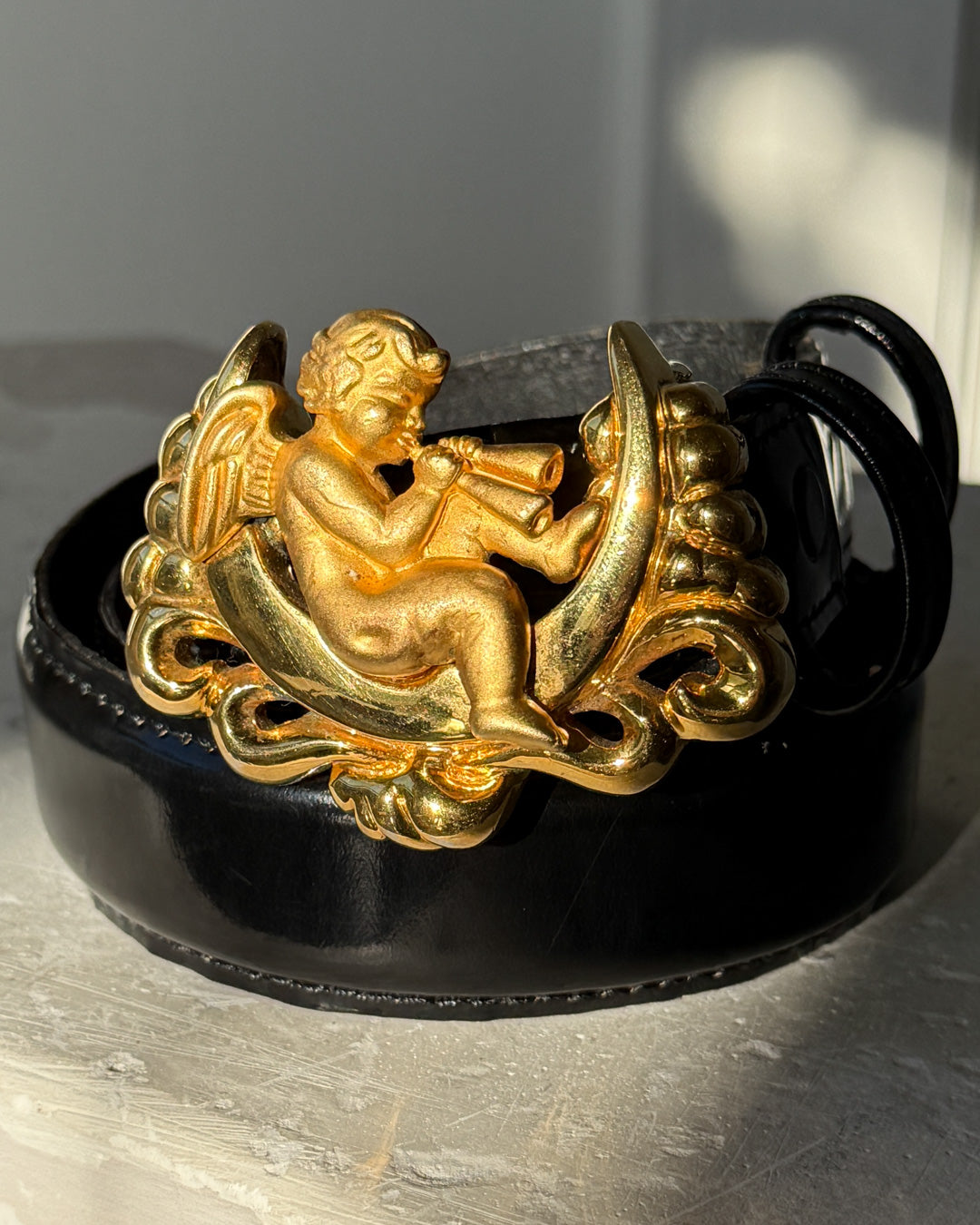 Vintage Vicenza Cherub Angel Belt Buckle il_fullxfull.6233535614_ey5w.jpg main image 2