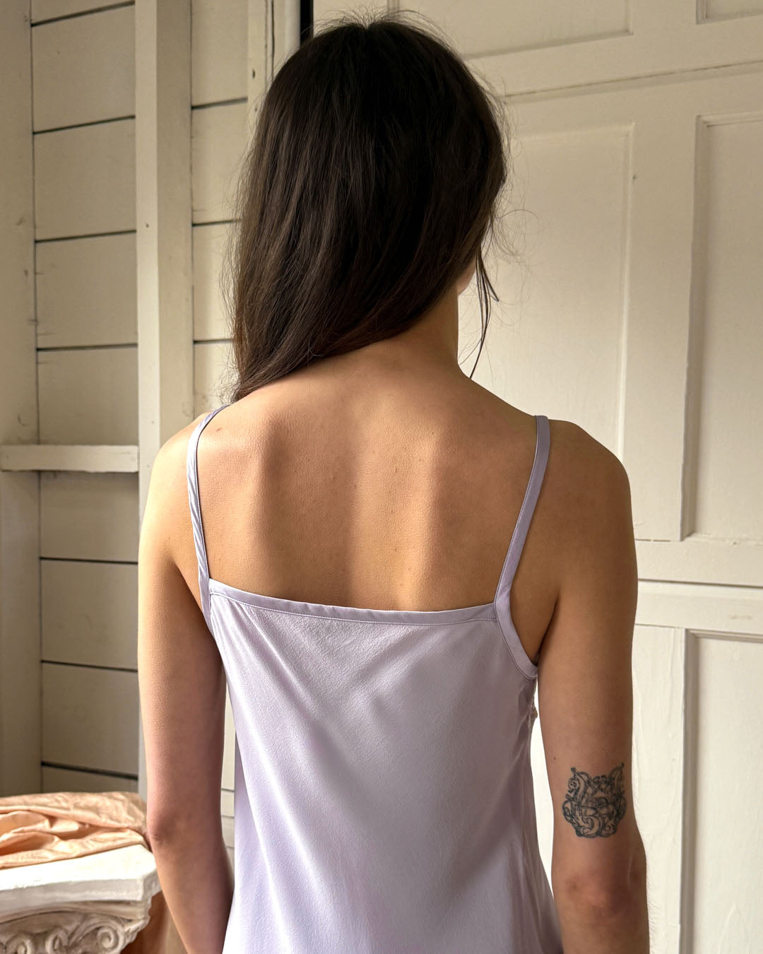 90s Lavender Silk Slip Dress | XS-S