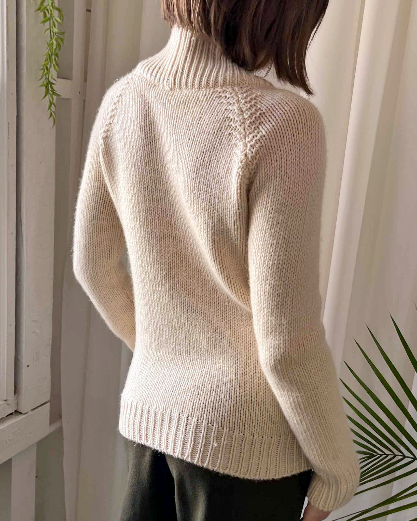 玄関先迄納品 VINTAGE cashmere 100% design knit - トップス