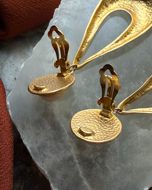 90s Teardrop Pearl Earrings