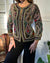 90s Heavily Beaded Silk Jacket | M