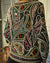 90s Heavily Beaded Silk Jacket | M