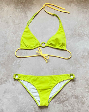 90s Lime Green Bikini | XS-S