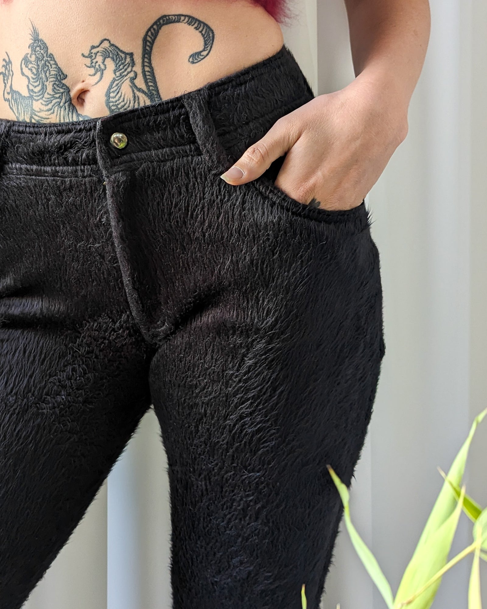 90s Lip Service Furry Pants | S