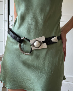 90s Mother of Pearl Artisan Belt
