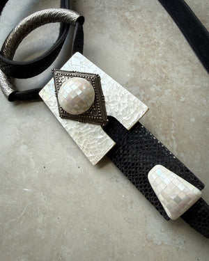 90s Mother of Pearl Artisan Belt
