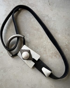 90s Mother of Pearl Artisan Belt