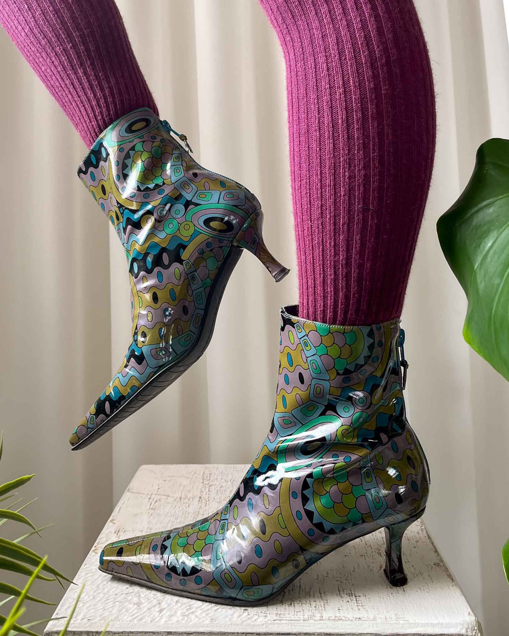 90s Pucci Inspired Booties | 6