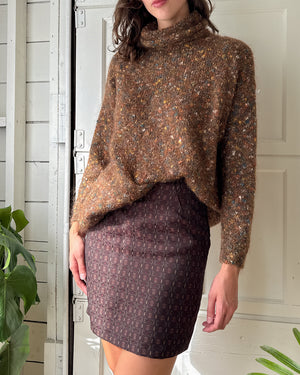 90s Silk Mini Skirt | M