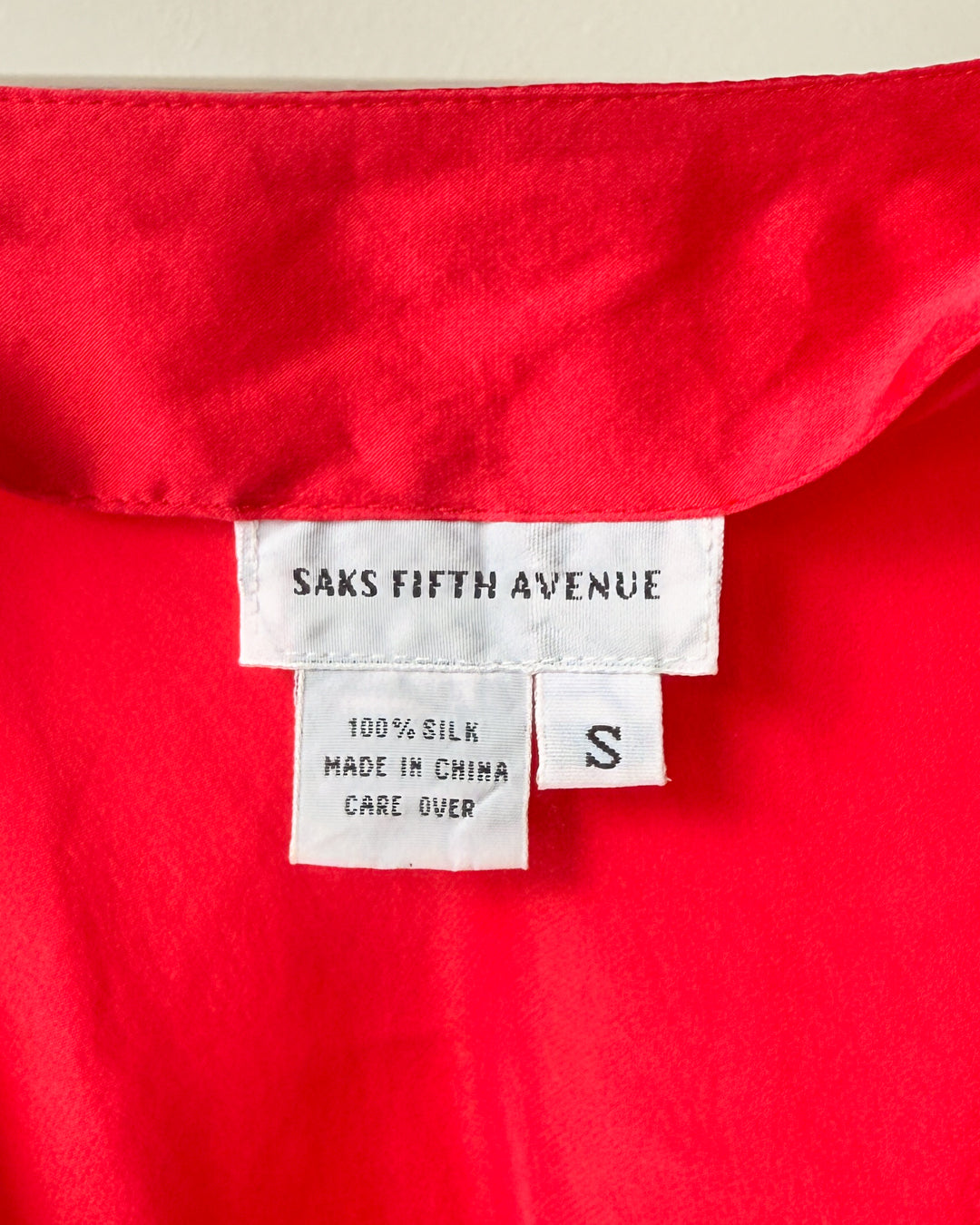 90s Red Silk Camisole | S
