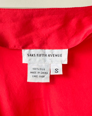 90s Red Silk Camisole | S