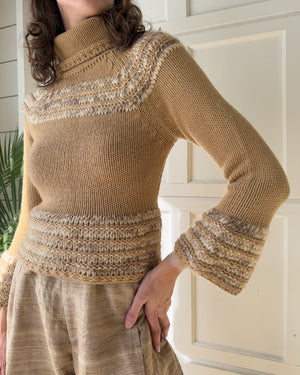 00s Italian Turtleneck Sweater | S