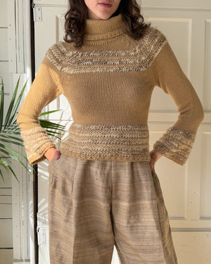 00s Italian Turtleneck Sweater | S