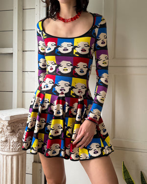 00s Betsey Johnson Marilyn Dress | S