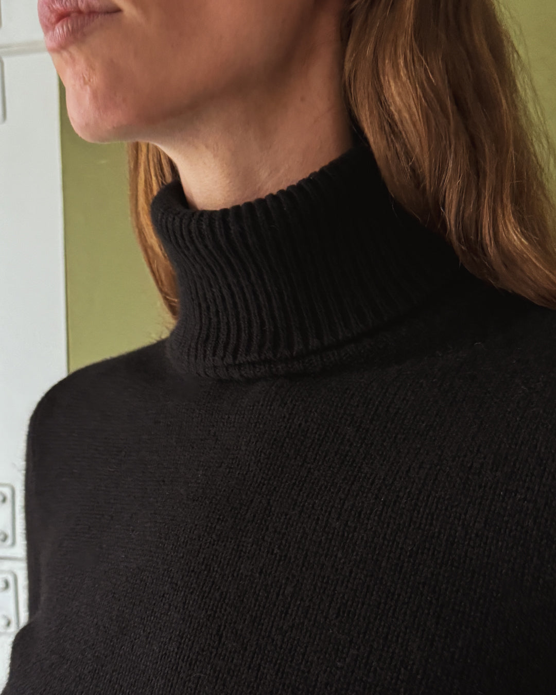 90s Celine Black Cashmere Sweater | S
