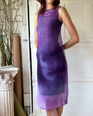 00s Christian Cota Silk Dress | XS
