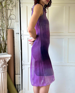 00s Christian Cota Silk Dress | XS
