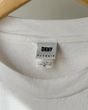 00s DKNY Logo T-Shirt | L