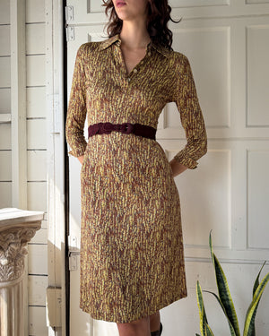 00s DVF Silk Jersey Dress | S