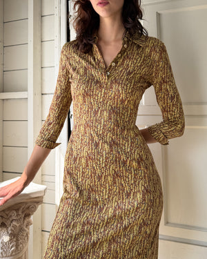 00s DVF Silk Jersey Dress | S
