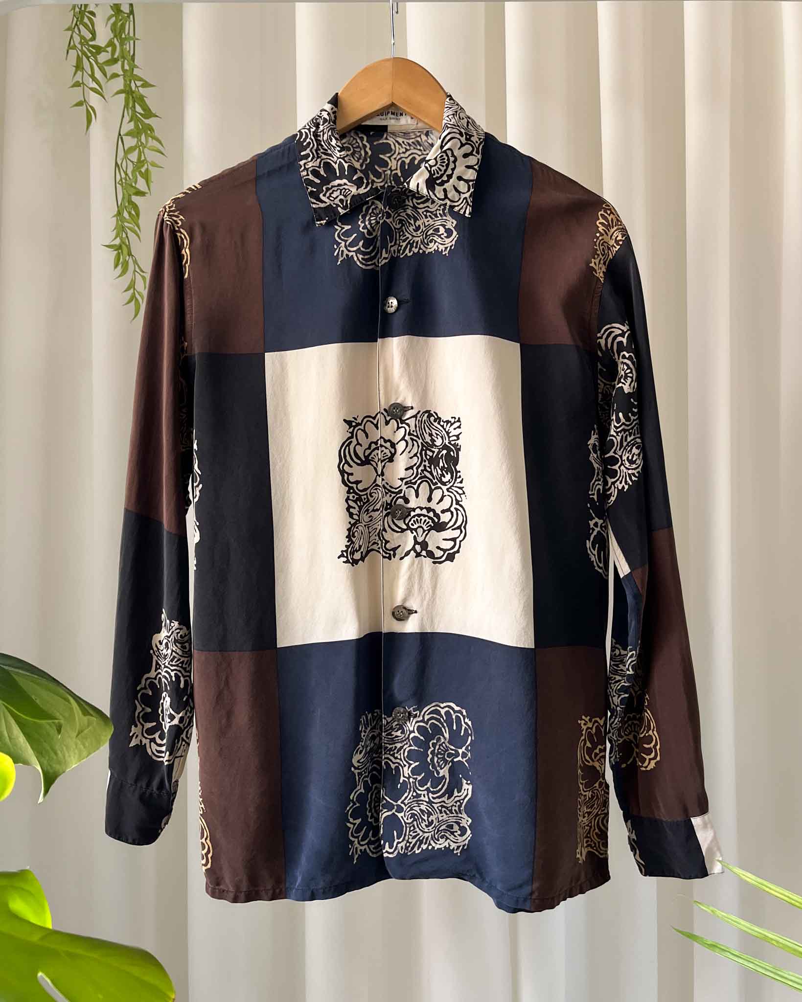 00s Equipment Silk Shirt | S-M