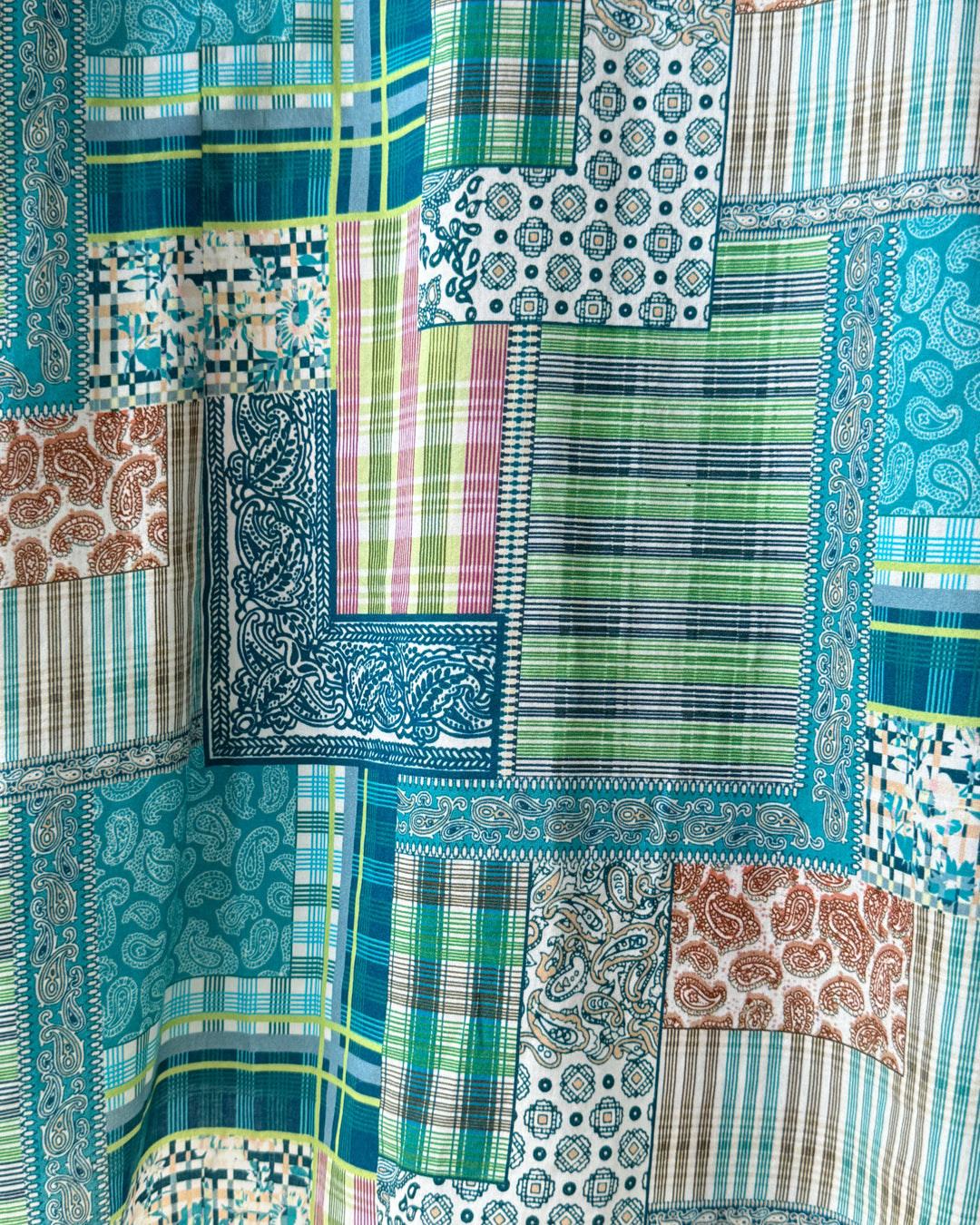 00s Etro Mixed Print Cotton Shirt | L