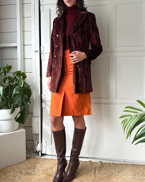 90s Max Mara Silk Skirt | S